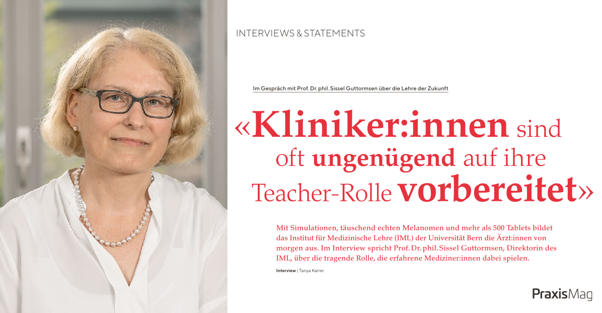 Interview mit Prof. Sissel Guttormsen für PraxisMag 2-2024 von Tanya Karrer Interview mit Prof. Sissel Guttormsen für PraxisMag 2-2024 von Tanya Karrer